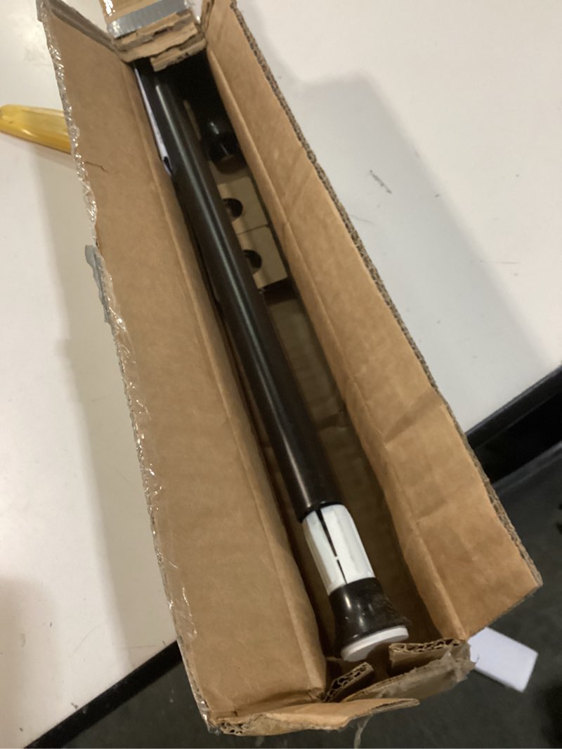 Condition photo showing Good Condition for Amazon Basics Tension Curtain Rod, Adjustable 54-90" Width - Bronze, Classic Finial Bronze 54-90" Indoor