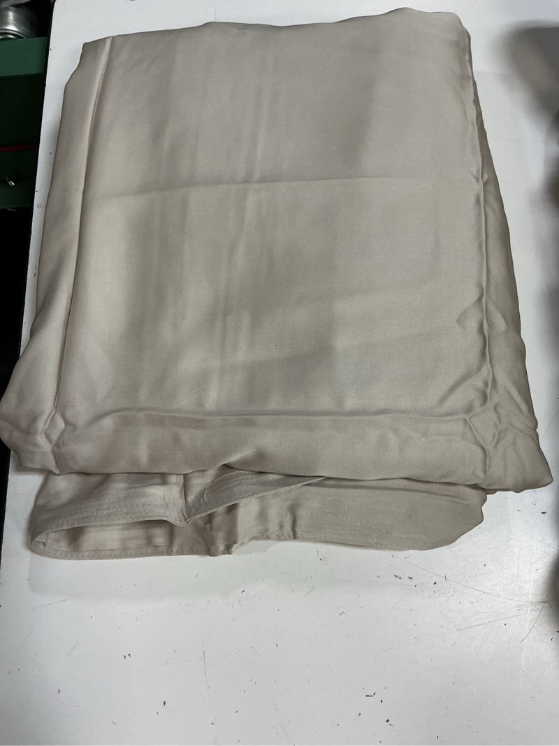 Condition photo showing Good Condition for quince organic bamboo duvet cover twin sand