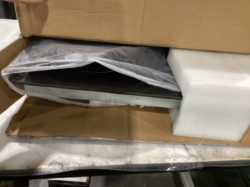 Condition photo showing New/Like New for 4 burners electric cooktop, 24 inch countertop burners, 6000w built-in electric ceramic cook top with touch control, timer, safety lock, radiant stove top, 220-240v hard-wired no plug