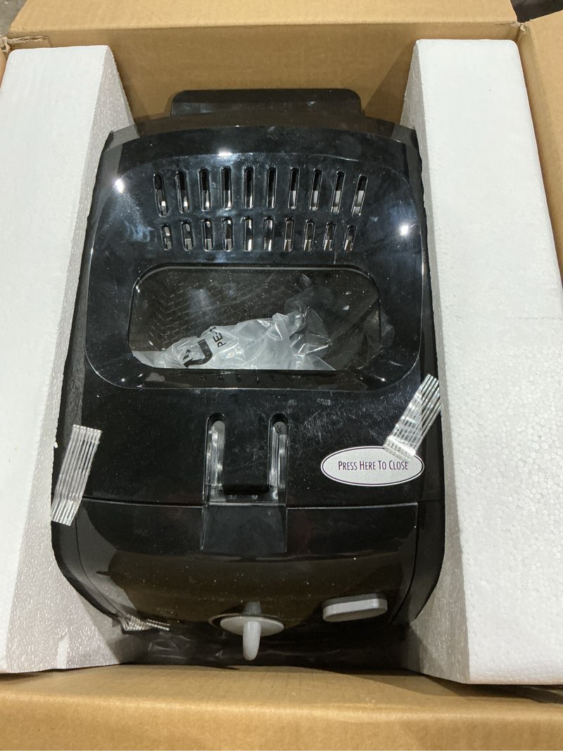 Condition photo showing As Is for hamilton beach 2 liter cool touch deep fryer | model# 35021