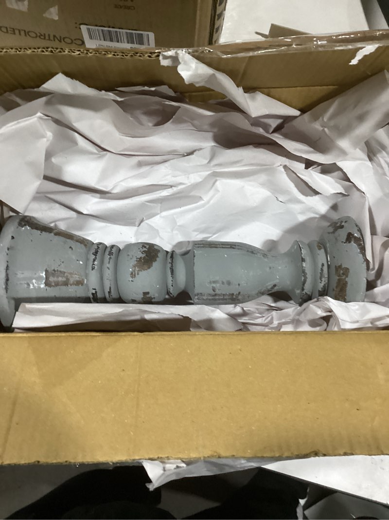 Condition photo showing Good Condition for Candle Holder Set Clear, Candlesticks Holders Pillar Taper Candles Tealight Stand for Wedding Centerpieces Home Decorations Dining Table