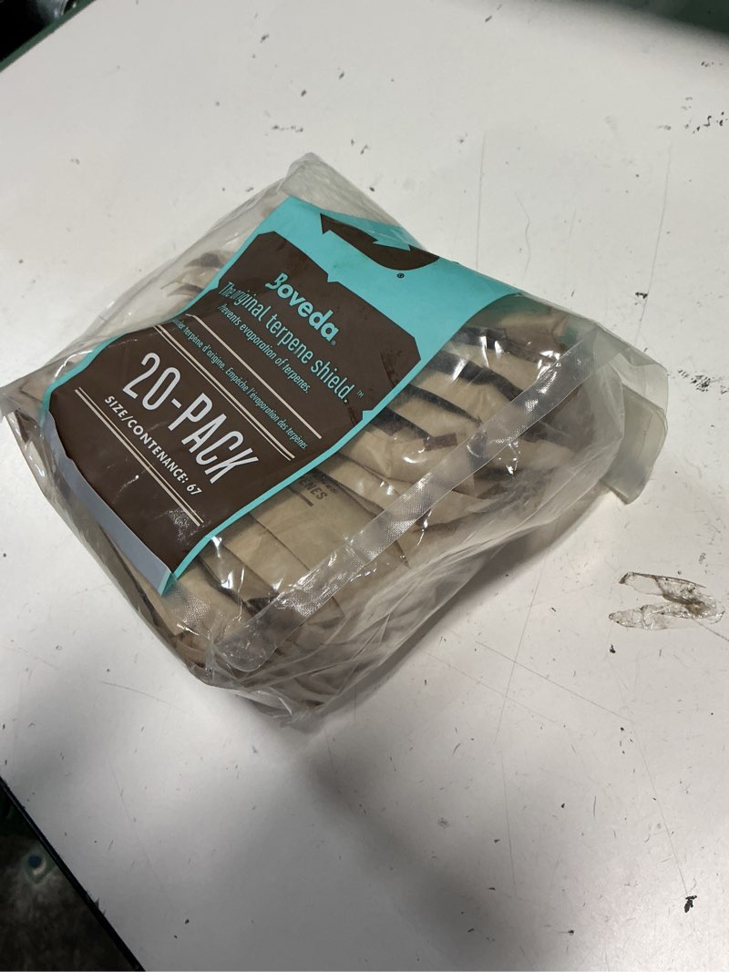 Condition photo showing Good Condition for boveda 58% two-way humidity control packs for storing 1 lb – size 67 – 20 pack – moisture absorbers for storage containers – humidifier packs – hydration packets in resealable bag