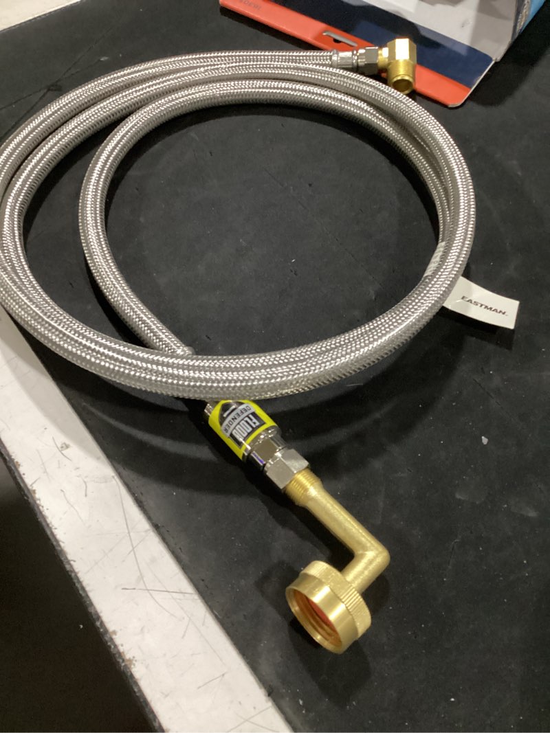 Condition photo showing Good Condition for eastman 6-ft 3/8 -in compression inlet x 3/8 -in compression outlet braided stainless steel