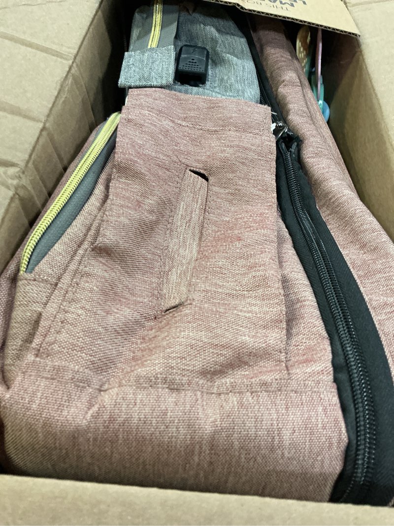 Condition photo showing Good Condition for diaper bag backpack with changing station: pink baby bags for girls boys mom with large capacity pañaleras para bebe niña baby girl newborn essentials must haves baby shower gifts baby registry