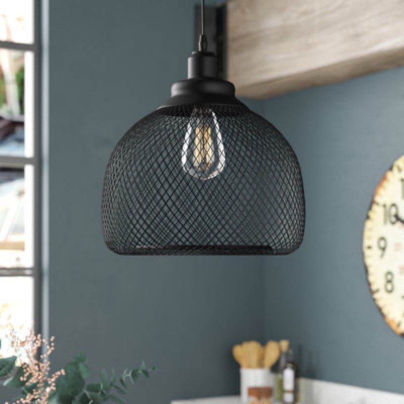 Danilo 1 Light Matte black Pendant
