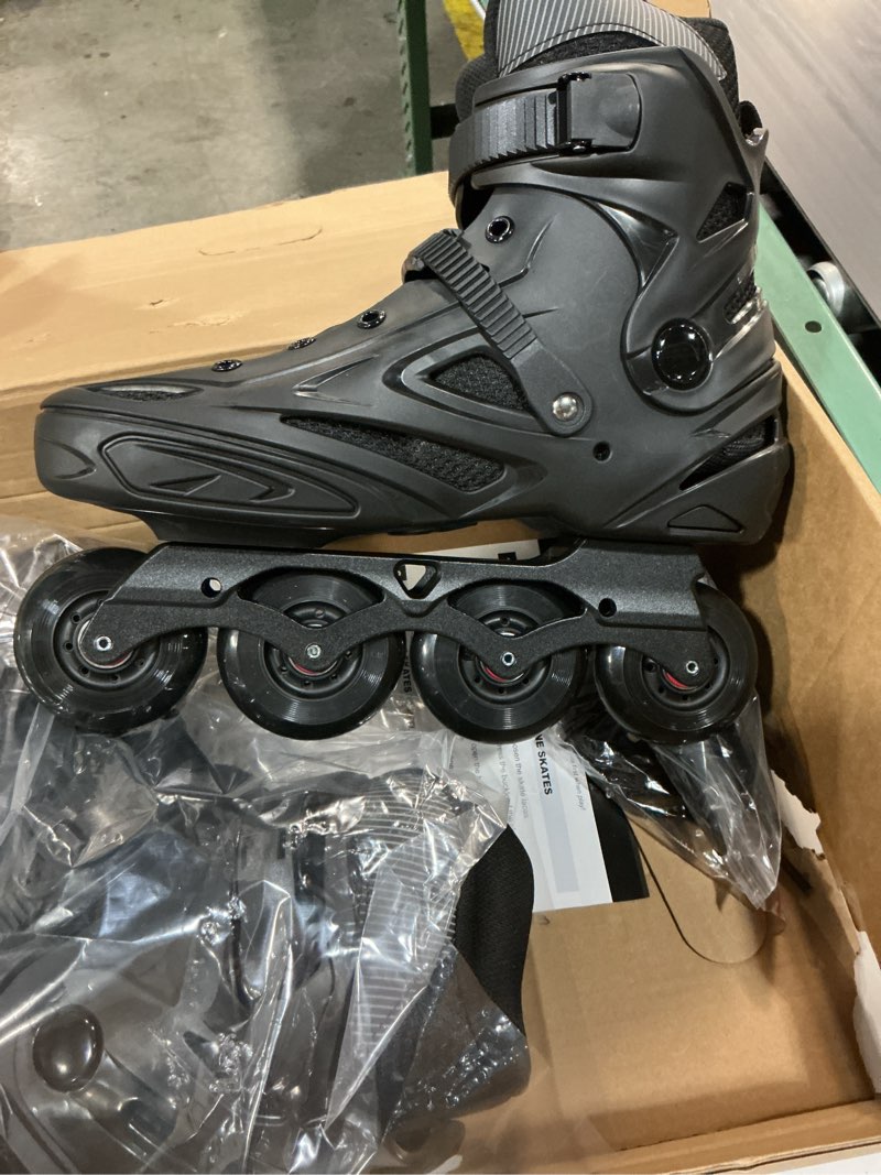 Condition photo showing Good Condition for inline skates for women men, outdoor street blades roller adult male female, professional fitness roller skates blades for unisex black men5-6/women6-7/24.6cm