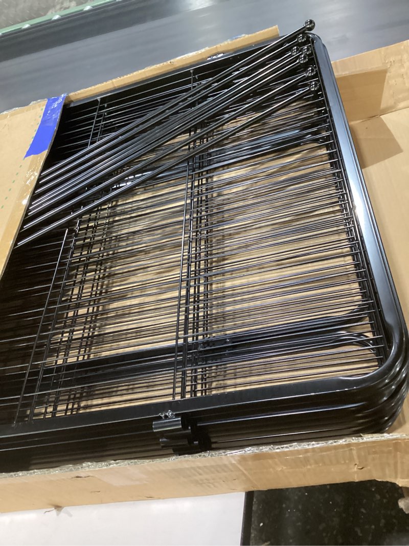 Condition photo showing Good Condition for dog playpen, 40 inch 8 panels dog fence outdoor heavy duty dog pen for large/medium/small dogs, indoor puppy playpen with door portable pet fence for rv camping, yard 8 panels 40"h x 27"w