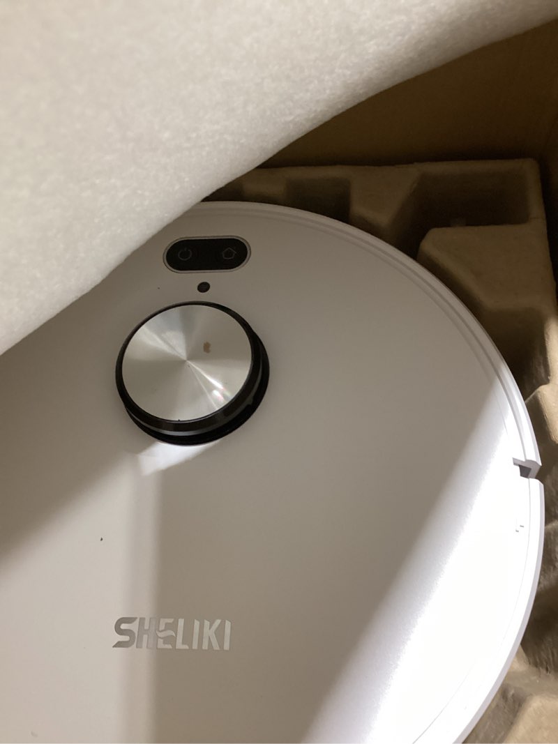 Condition photo showing As Is for Robot Vacuum and Mop Combo, 3-in-1 Robotic Vacuums Cleaner with 70-Day Self-Emptying Base, LiDAR Navigation Smart Mapping & Strong 6000Pa Suction, for Pet Hair, Hard Floor, Carpet