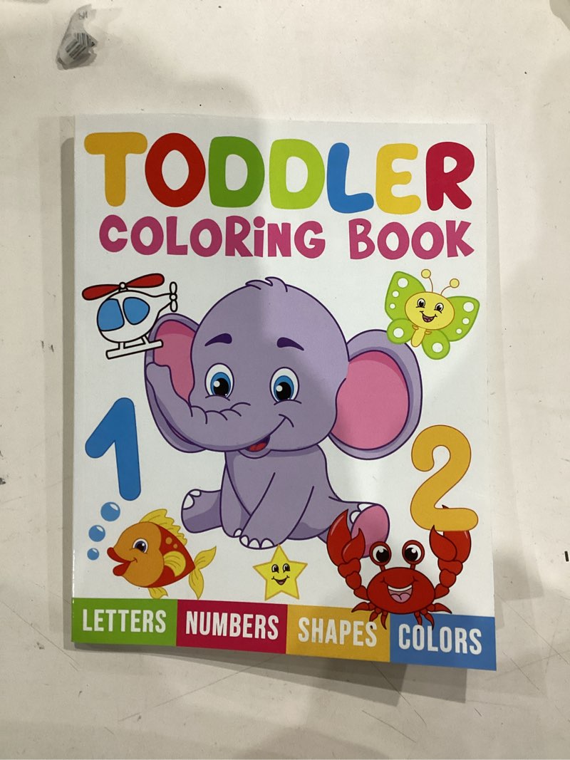 Condition photo showing Good Condition for Toddler Coloring Book: My First Numbers, Letters, Shapes, Colors and Animals.: For kids ages 1-3