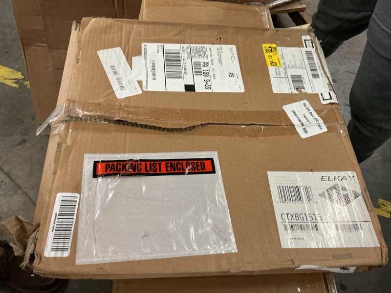 Condition photo showing As Is for Elkay CTXBG1515 Crosstown Stainless Steel 15-1/2  x 15-1/2  x 1-1/4  Bottom Grid