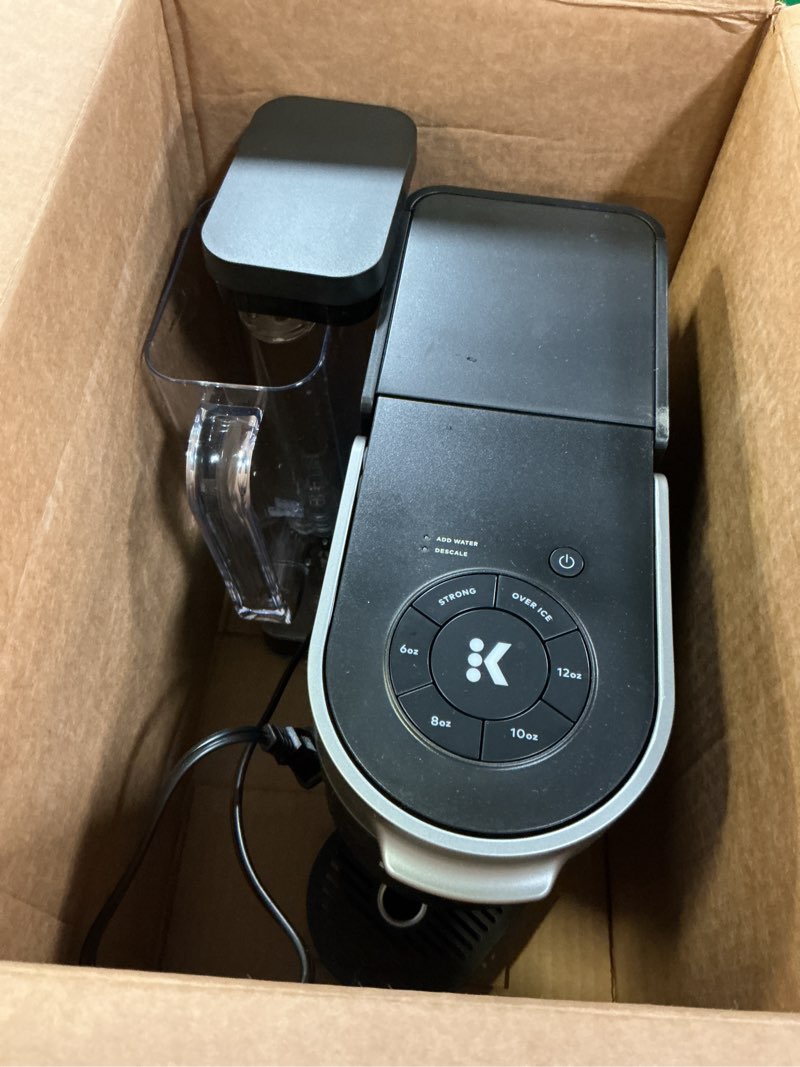 Condition photo showing As Is for Keurig K-Supreme Single Serve K-Cup Pod Coffee Maker, MultiStream Technology, 4 Brew Sizes, 66oz Dual-Position Removable Reservoir, Black Black Coffee Maker