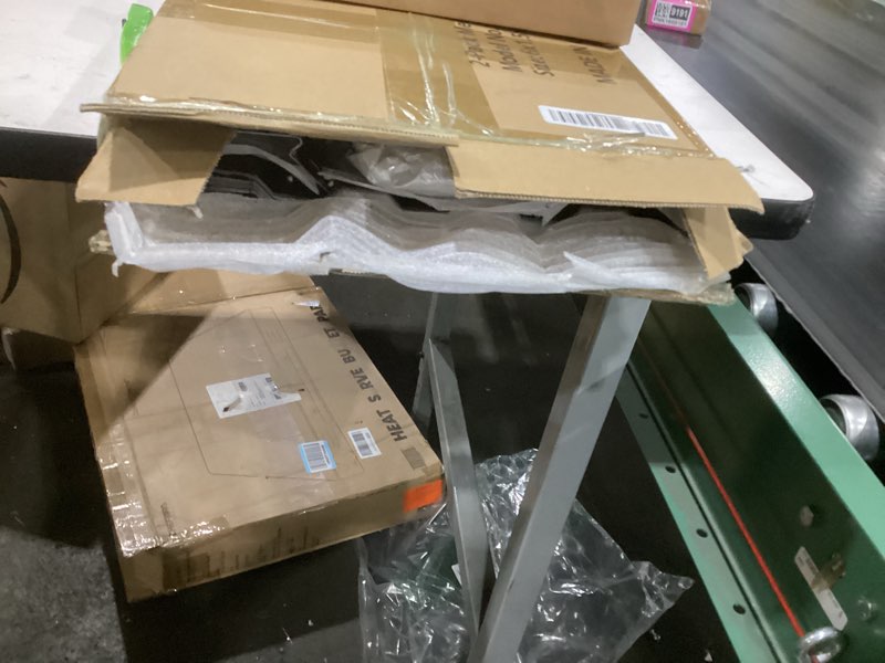 Condition photo showing As Is for yitahome 6x3x2 ft 2pcs galvanized raised garden bed kit, large metal planter box with gloves & support rod, outdoor flower bed for plants vegetables, black 6x3x2ft 2pcs black