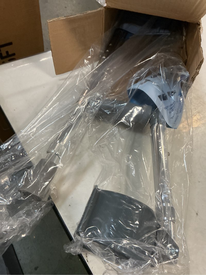 Condition photo showing Good Condition for Medline Aluminum Forearm Crutches, Adult, Cuff Size 4", Pack of 2 Adult, 5'0" - 6'2"