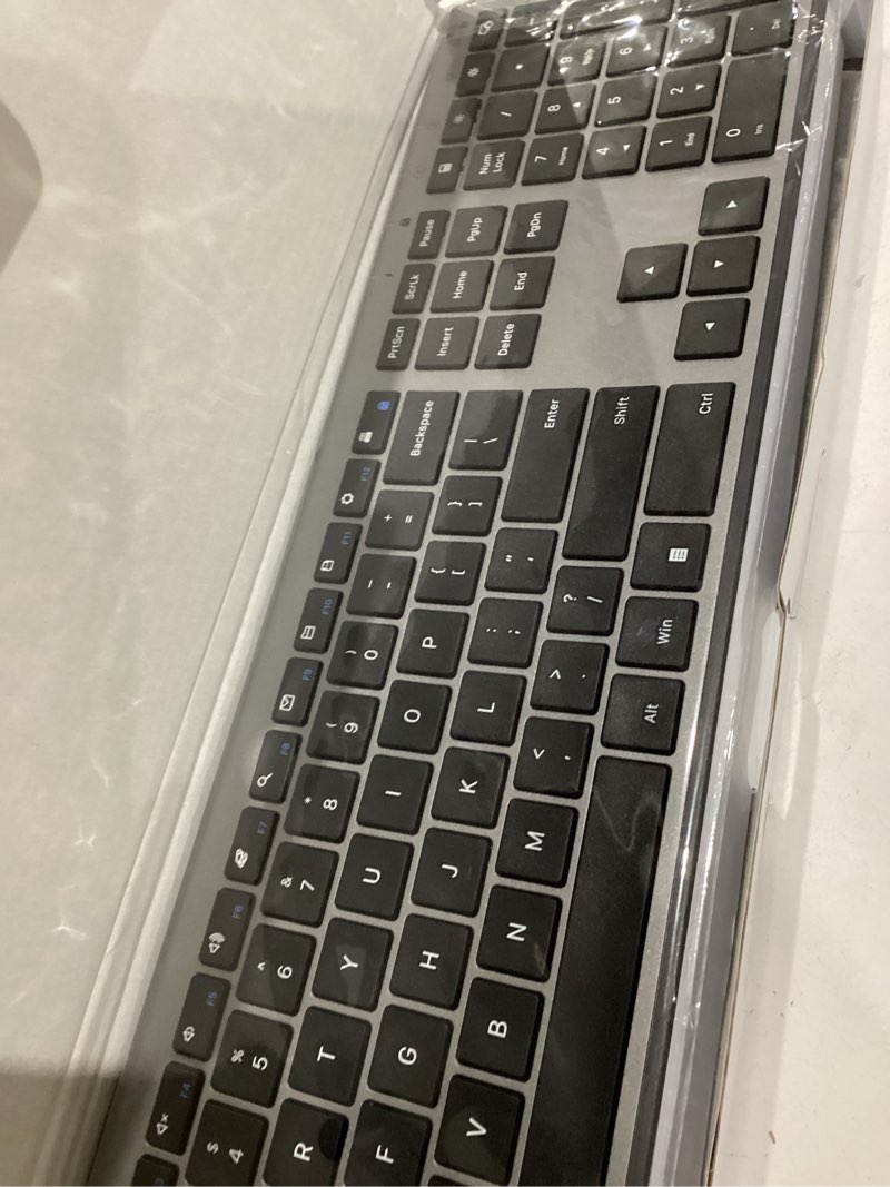 Condition photo showing Good Condition for wireless keyboard and mouse, vssoplor rechargeable quiet full-size keyboard and mouse combo set ultra slim design for laptop, pc, notebook, desktop-dark gray