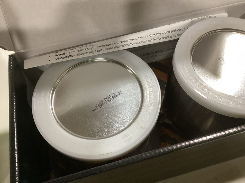 Condition photo showing New/Like New for Pond Armor SKU-Clear-QT-R Non-Toxic Pond Shield Epoxy Paint, 1.5-Quart, Clear