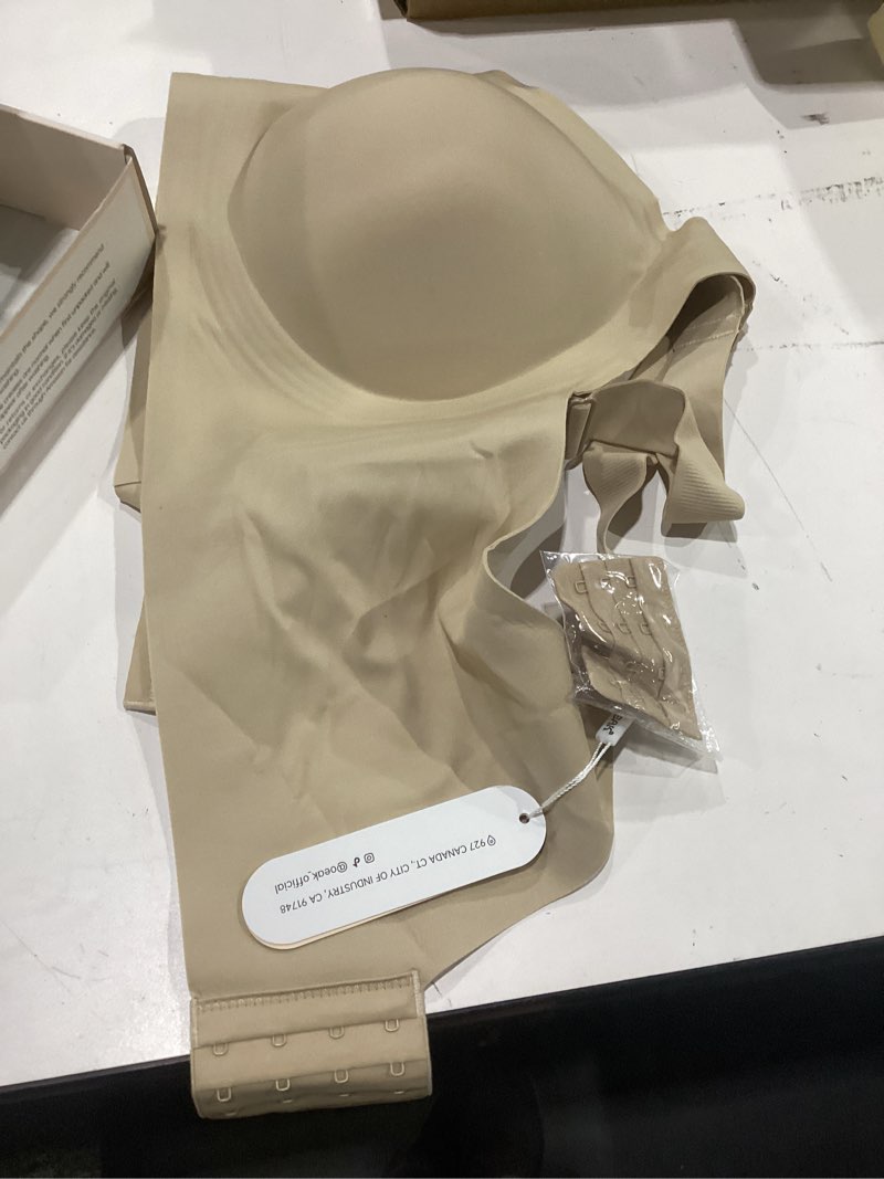 Condition photo showing New/Like New for oeak womens wireless jelly bra plus size supportive seamless bras full coverage push up comfortable no underwire tshirt bras creamy beige 4x-large