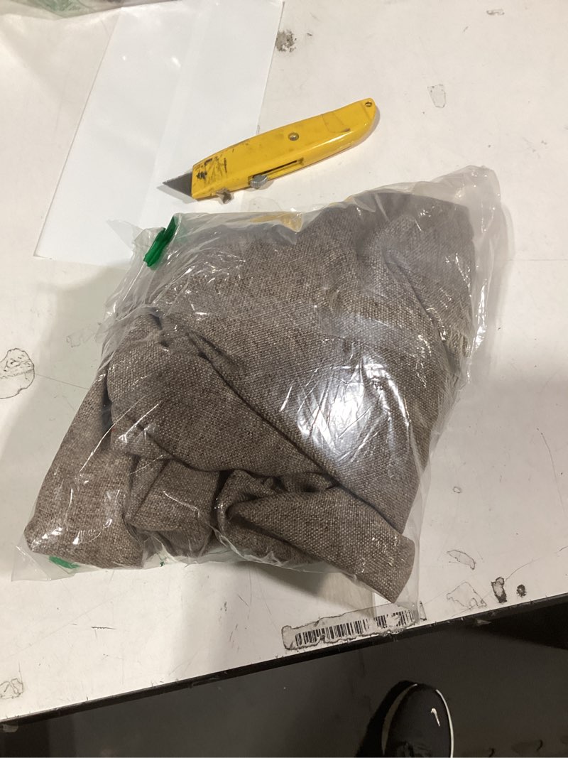 Condition photo showing Good Condition for Similar product BGment Brown Cafe Blackout Curtains 36 Inch Length for Half Windows - 34 x 36 inch Curtains Rod Pocket and Back Tab Thermal Insulated Room Darkening Short Curtains for Kitchen, 2 Window Panels 34\"W x 36\"L (Pack of 2) Brown