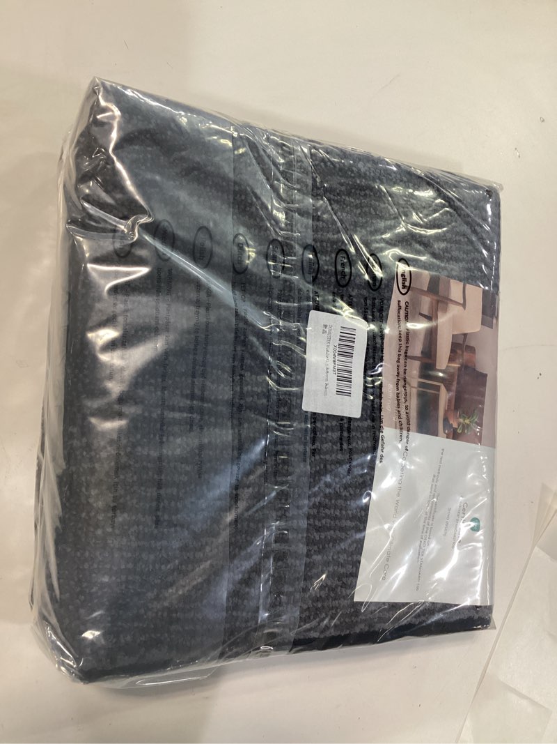Condition photo showing New/Like New for Washable Kitchen Rug 24" x 47" / 60cm x 120cm, Non Slip Kitchen Mat for Floor, Absorbent Indoor Entryway Runner Rug for Laundry, Bathroom, Bedroom,Door 24" x 47" (Semicircular) Charcoal