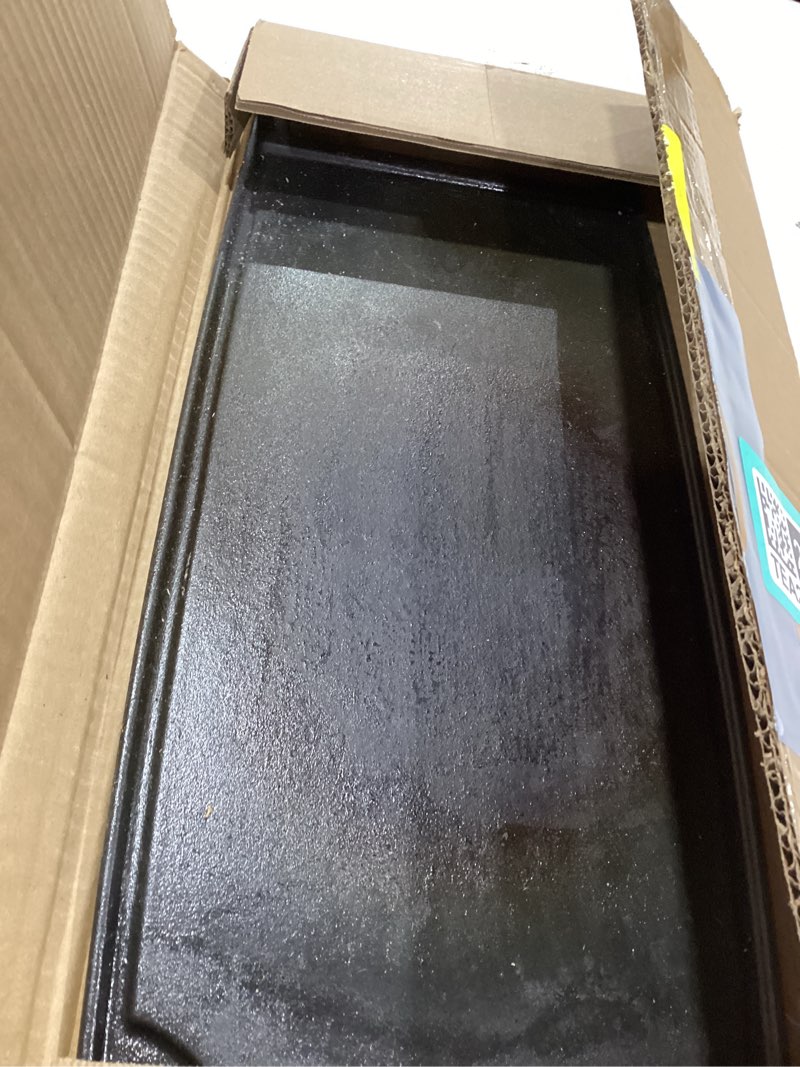 Condition photo showing As Is for Upgraded AEB72914211 AEB72914208 Griddle Replacement for LG Stove Parts Cast Iron Griddle Plate AEB72914204 LG Gas Range Griddle Plate Stove Top Cooktop Burner Griddle Pan Flat Top Pan