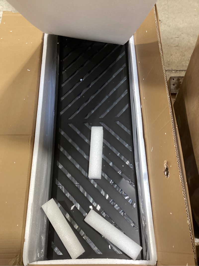 Condition photo showing As Is for Outdoor Metal Privacy Screen INCOMPLETE 