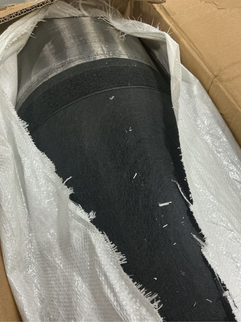 Condition photo showing Good Condition for Easy Installation Car Skirting, 49.2' x2.6' Full Automobiles Skirt, PVC Connect with Tightly Metal Plates, Convenient Storage Wheel Car Covers for Garden, Outdoor, Yard (Black, 2.6 x49.2 ft) Black 2.6 x49.2 ft