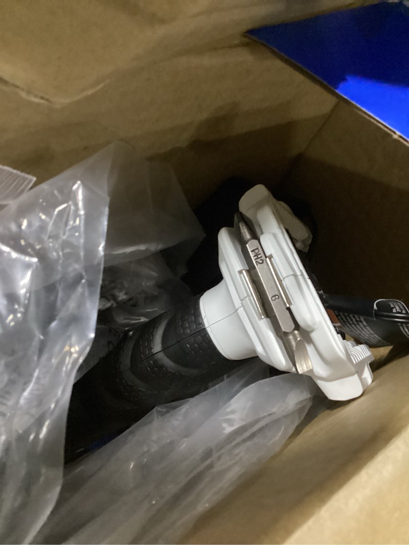 Condition photo showing As Is for hart 20-volt brushless 1/2" hammer drill kit