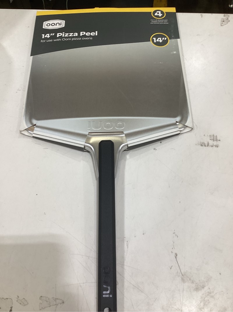 Condition photo showing New/Like New for ooni 14" pizza peel turning peel 14" bamboo serving pizza peel - essesntial pizza oven accessories bundle