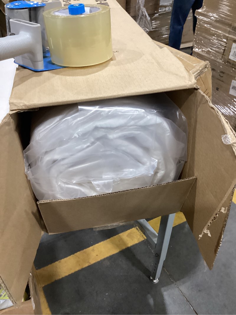 Condition photo showing New/Like New for FDW | 5 Inch Twin Mattress | Medium Firm | Gel Memory Foam Mattress | White | Bed in a Box, CertiPUR-US Certified | Pressure Relief, Cooling Ventilated Foam | Washable Removable Cover White Twin 5 IN