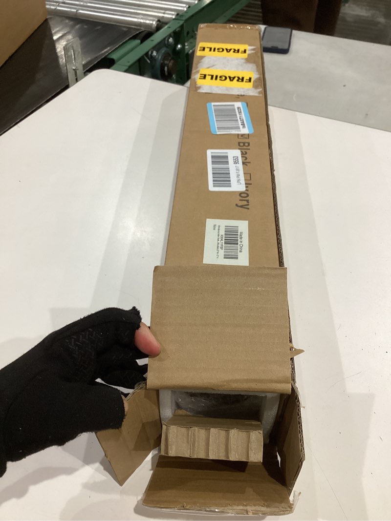 Condition photo showing New/Like New for 100% blackout roller shades cordless blinds for indoor windows,free-stop window shades pull down,thermal insulated fabric uv protection,blackout window guard blinds for home,office,black,23" w x 72" h black 23"w x 72"h