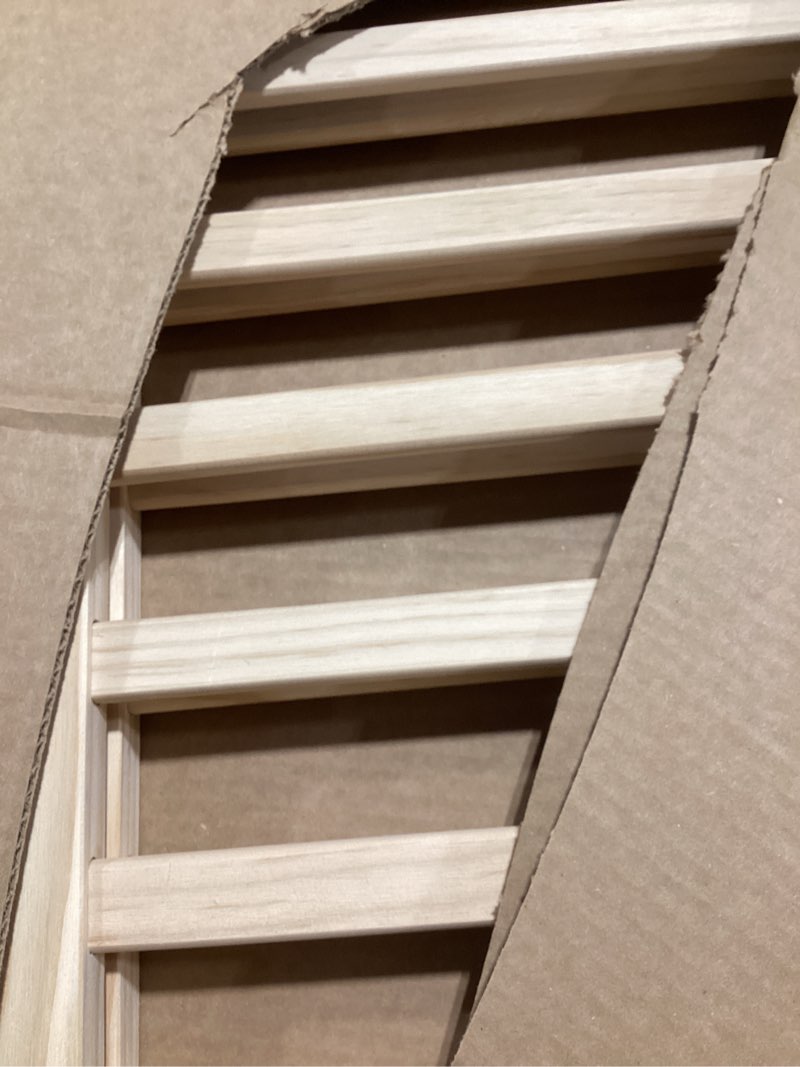 Condition photo showing Good Condition for LZRS 6-Panel Extra-Wide Freestanding Wooden Dog Gate – 24”High Foldable Safety Pet Barrier for Doorways, Hallways, Kitchens, and Long Staircases, Durable Design fit Small to Medium Dogs, Natural