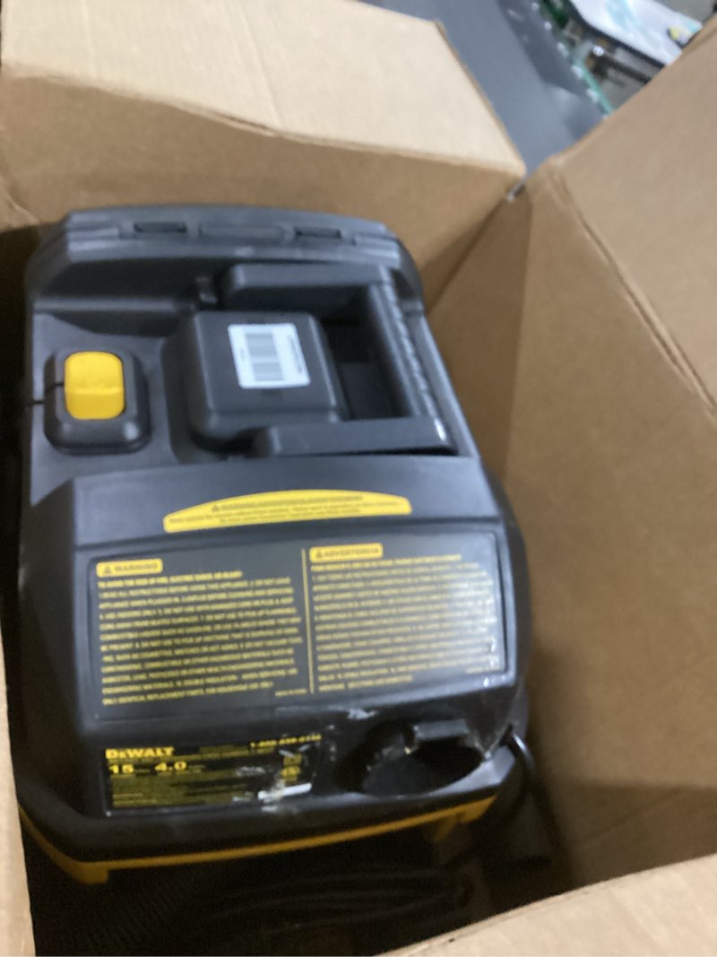 Condition photo showing As Is for DEWALT DXV04T Portable 4 Gallon Wet/Dry Vacuum, Yellow