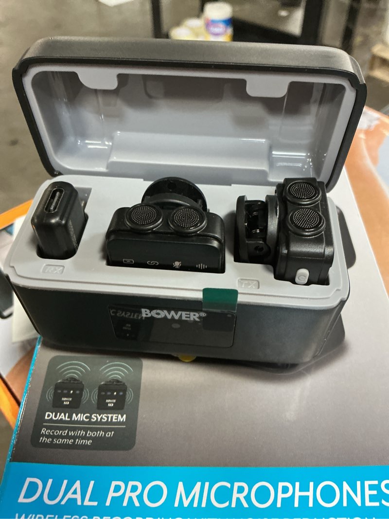Condition photo showing Good Condition for bower dual pro wireless lavalier microphone system