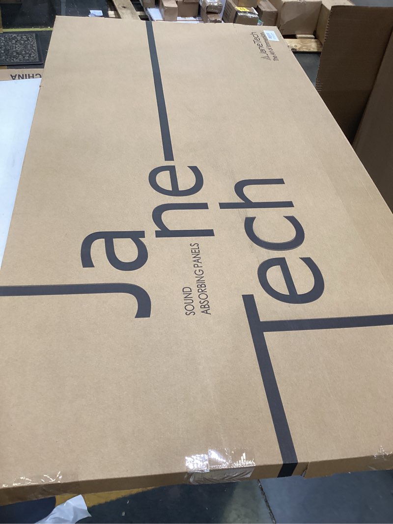 Condition photo showing New/Like New for janetech 3-pack acoustic wall panels sound absorbing panels, 48" x 24" x 0.4" decorative acoustic panels, sound absorbing wall panels with nano glue for recording and home studio, office,conference 48" x 24" nocturnal stone