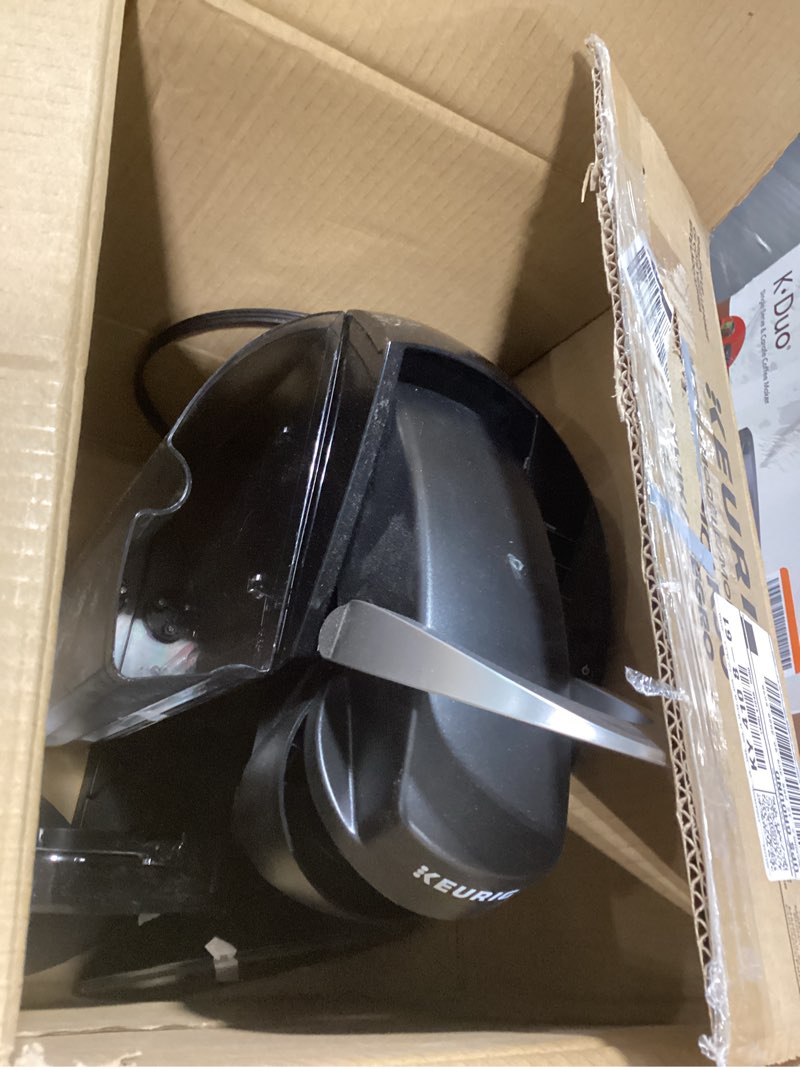 Condition photo showing As Is for keurig k-classic single serve k-cup pod coffee maker, with 3 brew sizes, 48oz removable reservoir, black