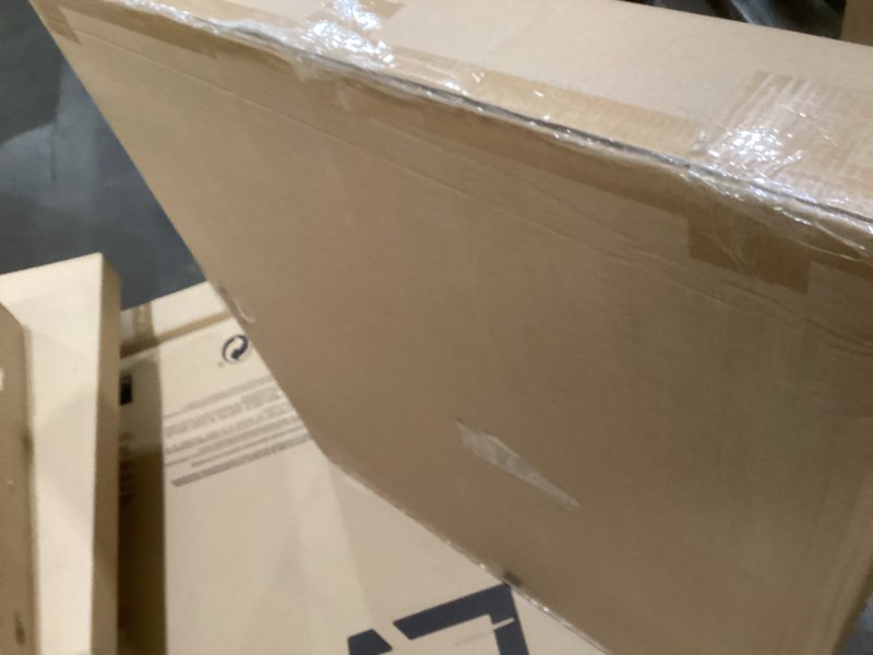 Condition photo showing As Is for Amazon Basics Bed Frame with Storage, Foldable Metal Platform, Sturdy Steel, No Box Spring Needed, 14 inches High, Tool-Free Easy Assembly, Noise-Free, King Size, Black