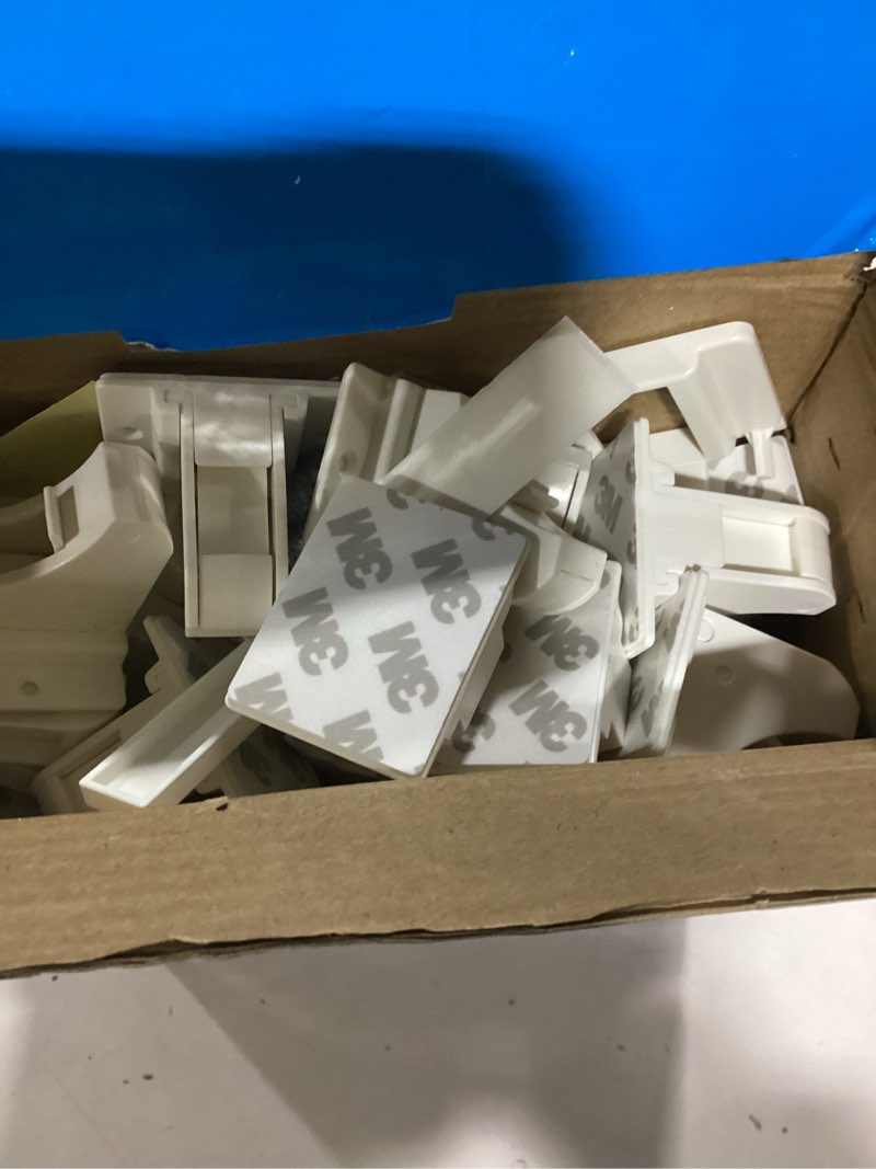 Vmaisi Adhesive Magnetic Locks for Cabinets & Drawers (40 Locks and 4 Keys)