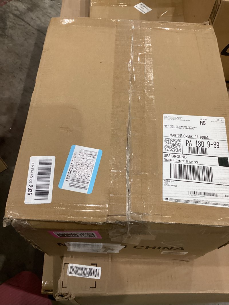 Condition photo showing Good Condition for SNSLXH 8 Pack Stackable Closet Storage Bins, Multifunctional & Foldable Closet Organizers and Storage for Bathroom Kitchen Laundry Room Drawer Shelf Storage, Space-Saving Wardrobe Organizer, White White 8 Pack