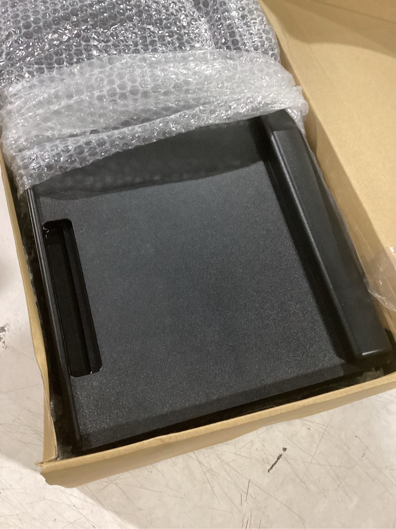 Condition photo showing Good Condition for klearlook keyboard tray under desk with 360° rotation, ergonomic computer keyboard & mouse tray 25"w×11.02"d sit stand desk keyboard holder w/wrist rest & storage drawer (height is not adjustable)