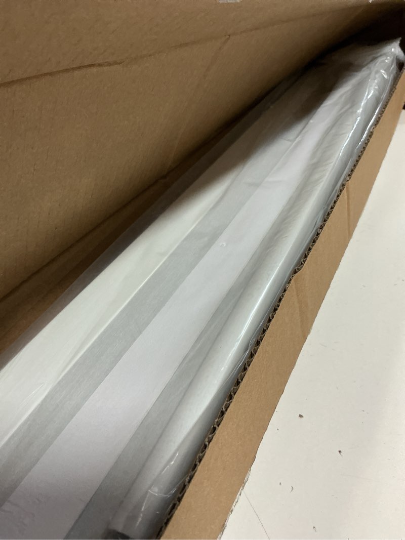 Condition photo showing Good Condition for lazblinds cordless cellular shades for french doors, no drill french door blinds for privacy, blackout light blocking honeycomb shades for sliding doors front door patio, 1 pack, 25" w x 40" h, white white-blackout 25"w x 40"h