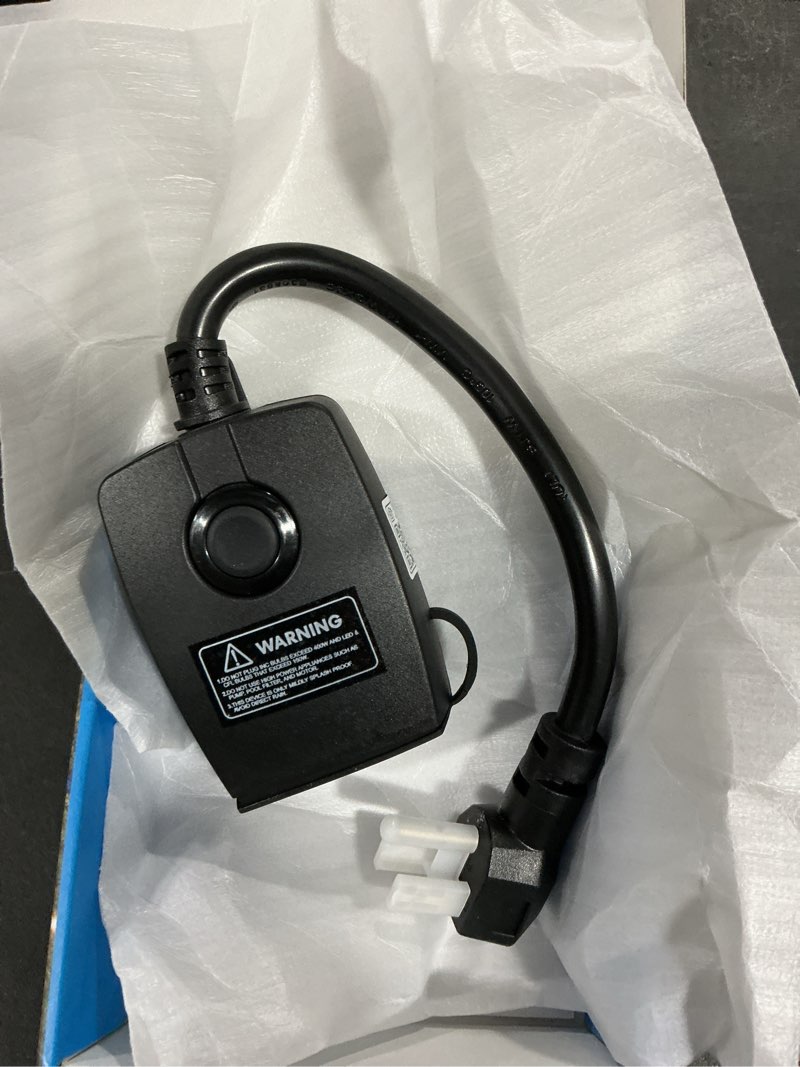 Condition photo showing New/Like New for meross Outdoor Dimmer Plug, Smart Outdoor Plug Works with Apple HomeKit, Alexa, Google Home, IP44 Outdoor Dimmer for String Lights Lamps, Patio Lights with Voice & Remote Control, Schedule & Timer Socket HomeKit Dimmer