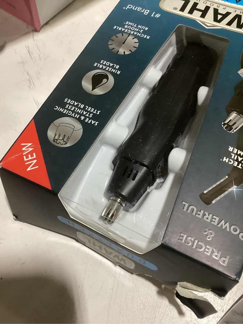 Condition photo showing Good Condition for wahl pro series® rechargeable eyebrow, ear & nose hair trimmer for men – painless dualtech® eyebrow trimmer & facial hair removal device – model 3025656