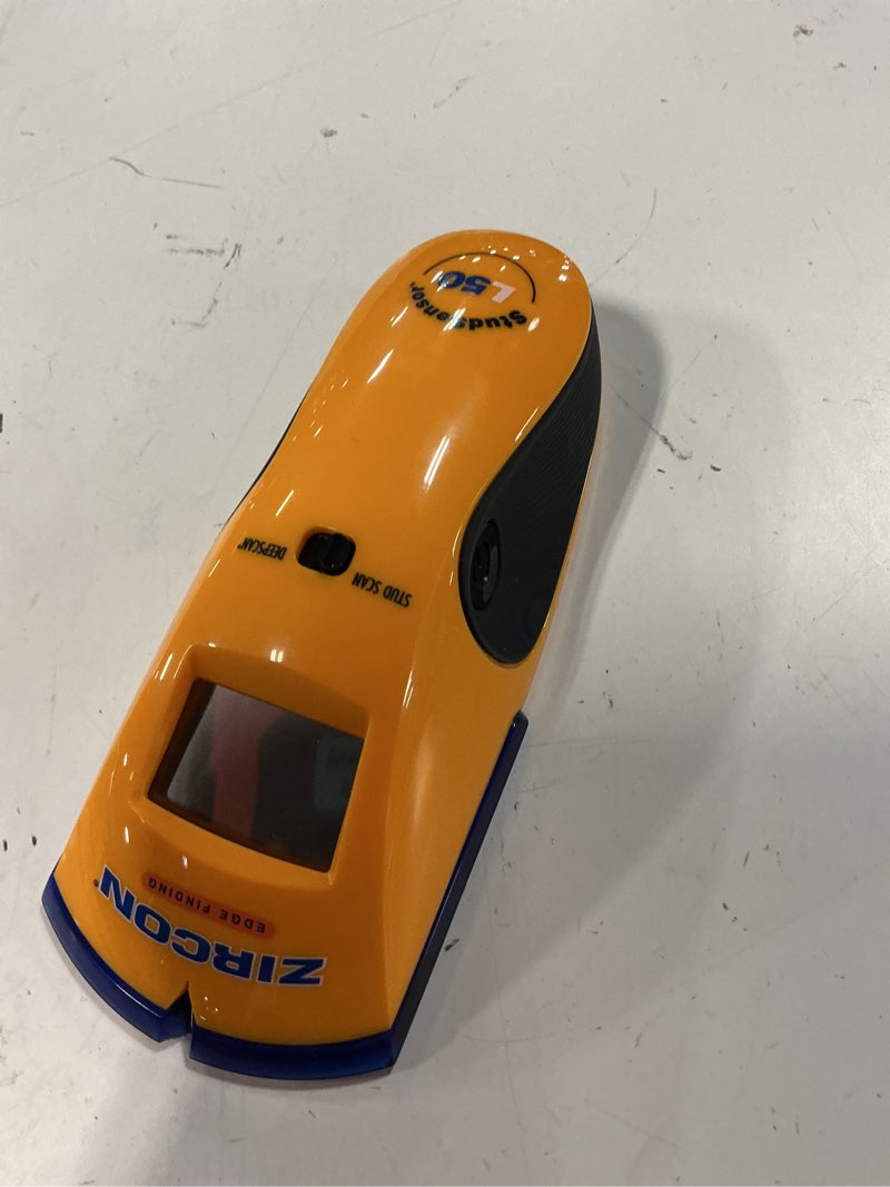 Condition photo showing Good Condition for zircon wirewarning e50 6.66 in. l x 2.80 in. w stud sensor 1-1/2 in. 1 pc