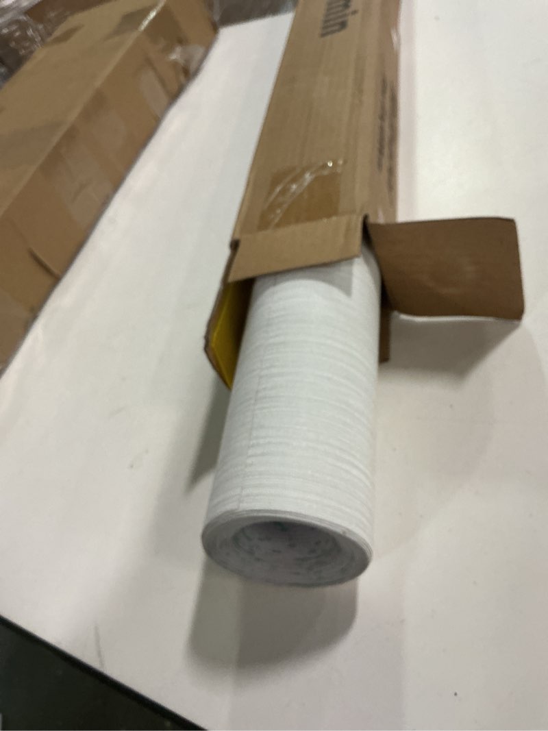 Condition photo showing Good Condition for Haimin Grasscloth Textured Wallpaper 24in X 393in Fabric Contact Paper White Wall Paper Linen Peel and Stick Self-Adhesive Thick Vinyl Embossed Film Wallpaper (White)