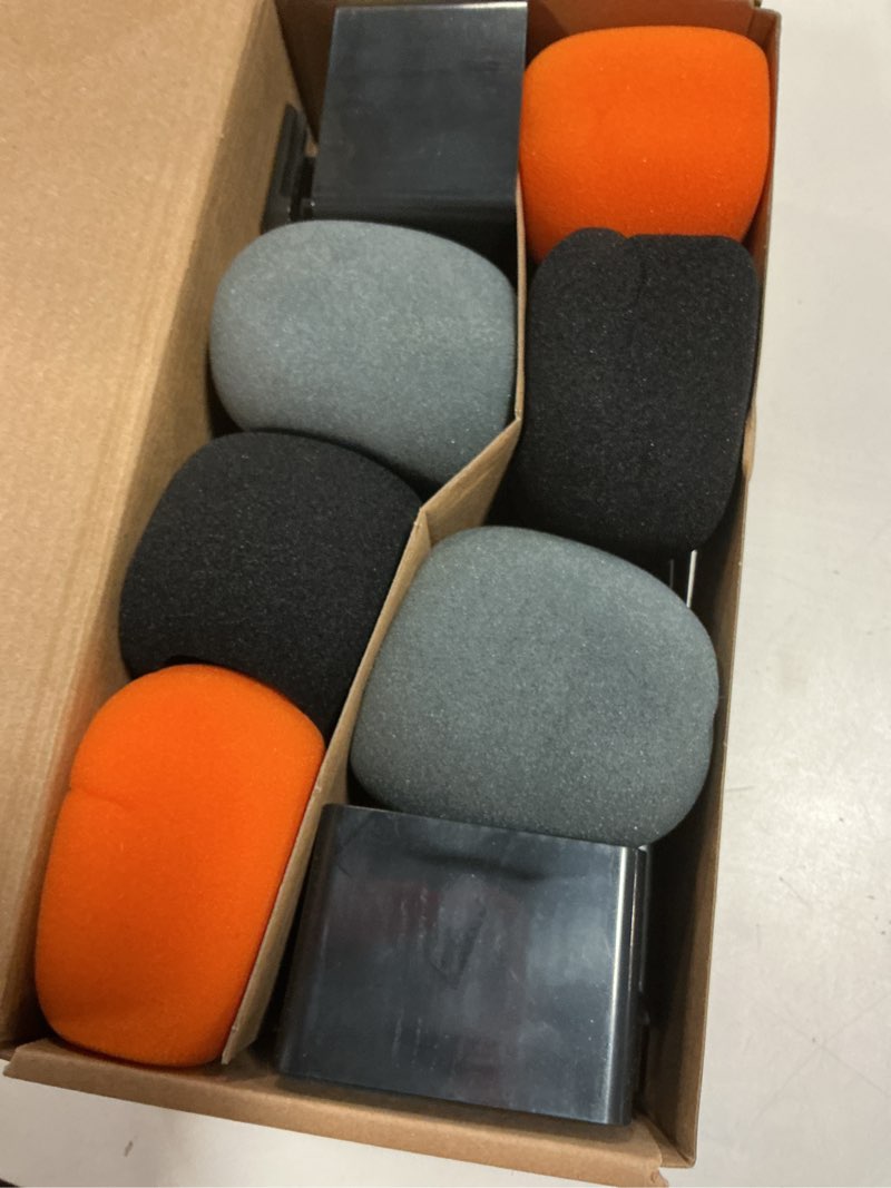 Condition photo showing Good Condition for TONOR 2-Pack Handheld Adaptor for Interview Mic, Wireless Microphone Holder for Lavalier, Compatible with Rode, DJI and All Lav Mic, Microfono Solapa Stand with Flag Station, Windproof Foam, TP20 2 Pack