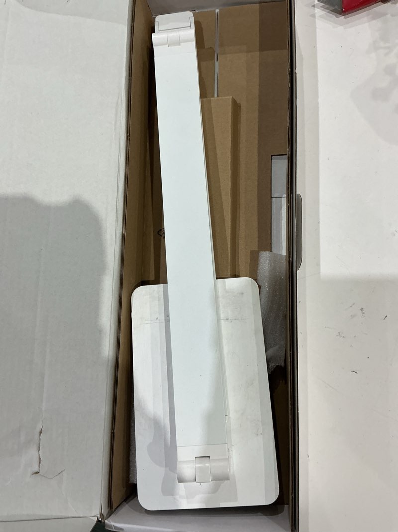 Condition photo showing As Is for lepro led desk lamp with usb charging port, 700lm dimmable home office touch control reading table lamp,5 color modes with 5 brightness level, dorm room essentials, task lamp, sewing, crafting, white