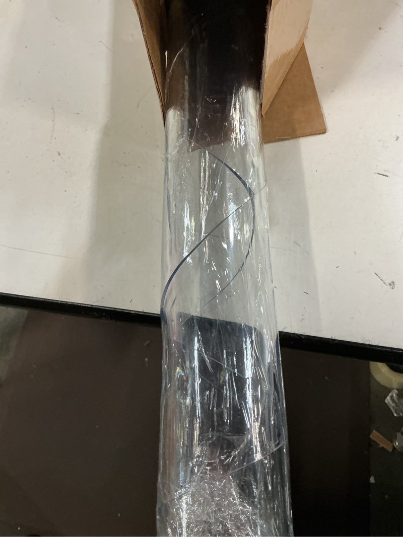 Condition photo showing Good Condition for warmstar clear table protector 2mm thick, dia.48 inch round table cover protector, plastic table cover, clear desk mat desk pad, desk protector mat for coffee table, writing desk, dining room clear 48" x 48"