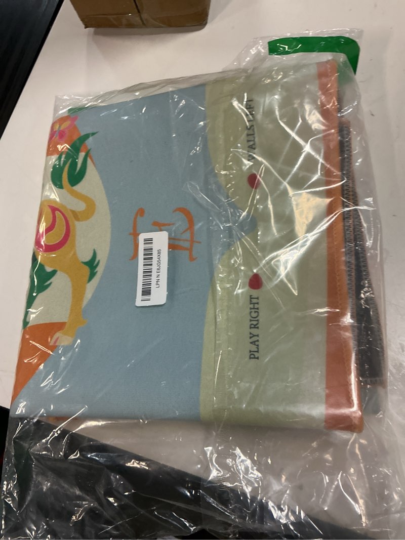 Condition photo showing Good Condition for kylin mahjong mat with - 31.5x31.5 inch hand-painted style rubber mat,diatom mud waterproof surface, anti-slip foldable original design-themed game nights