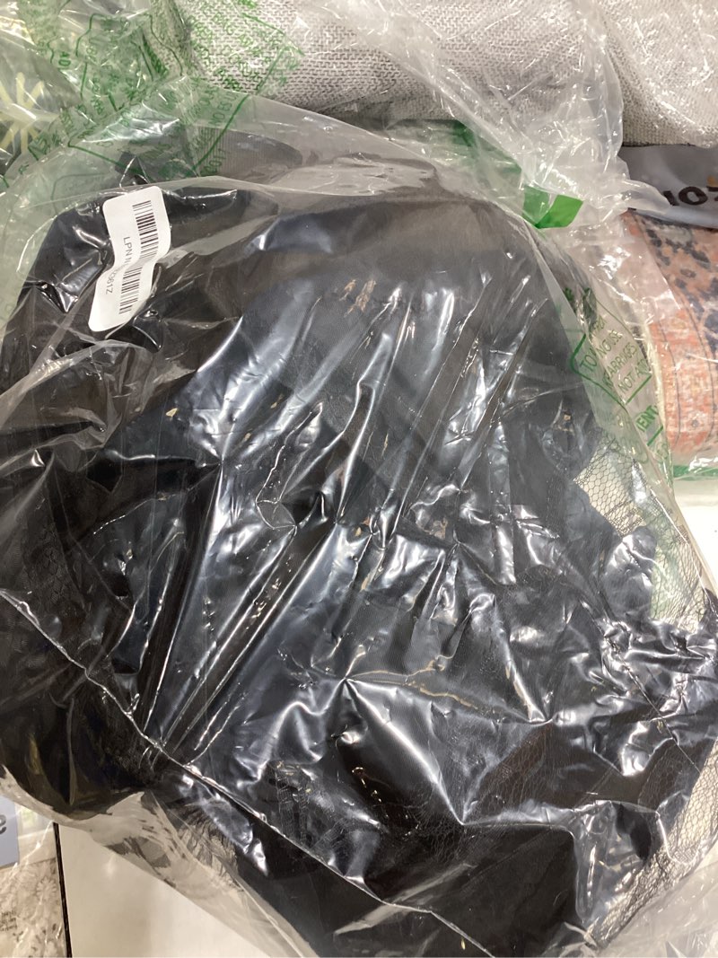 Condition photo showing Good Condition for uxcell magnetic thermal insulated door curtain, fits door size 37" x 81", durable thicken oxford fabric door blanket, center opening, keep warm in winter and cool in summer, black