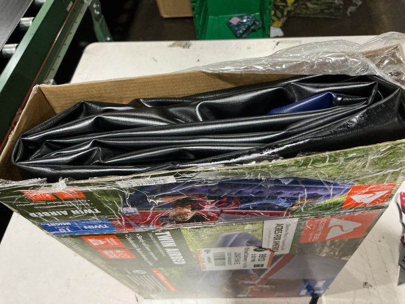 Condition photo showing As Is for ozark trail air mattress twin 10" with antimicrobial coating