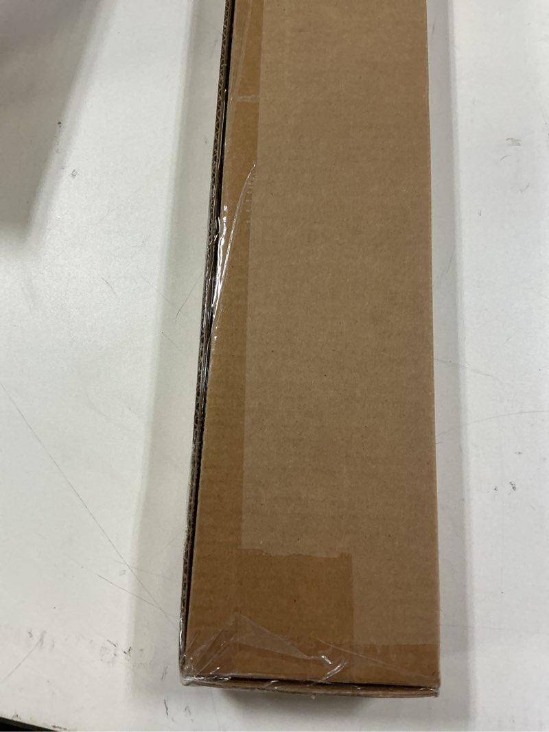 Condition photo showing New/Like New for LazBlinds Cordless Cellular Shades, No Tools No Drill Blackout Honeycomb Shades Pleated Blinds for Windows, 28'' W x 48'' H, Silver White Blackout-silver White 28'' W x 48'' H